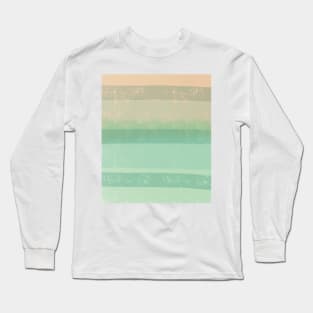 Three way crossed texture/pattern print pallet horizontal Long Sleeve T-Shirt